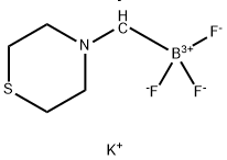 Potassium4-trifluoroboratomethylthiomorpholine Struktur