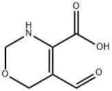 2H-1,3-Oxazine-4-carboxylic acid, 5-formyl-3,6-dihydro- (9CI) Struktur