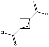 Bicyclo[1.1.1]pentane-1,3-dicarbonyl dichloride (9CI) Struktur