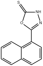 5-(naphthalen-1-yl)-1,3,4-oxadiazole-2-thiol Struktur