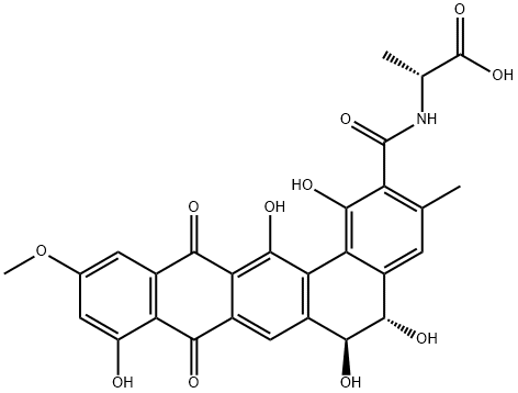 Pradimicinone Struktur