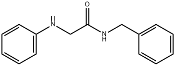 N-benzyl-2-(phenylamino)acetamide Struktur