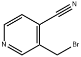 4-Pyridinecarbonitrile,3-(bromomethyl)-(9CI) Struktur