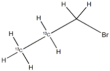 Propyl  bromide-2,3-13C2 Struktur