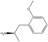 Benzeneethanamine, 2-methoxy-α-methyl-, (αR)- Struktur