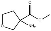 3-aminotetrahydro-3-Furancarboxylic acid methyl ester Struktur