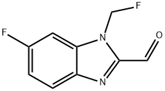 1H-Benzimidazole-2-carboxaldehyde,6-fluoro-1-(fluoromethyl)-(9CI) Struktur