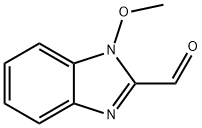 1H-Benzimidazole-2-carboxaldehyde,1-methoxy-(9CI) Struktur