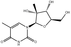 5-Methyl-2'-C-methyl-uridine Struktur