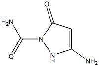 1H-Pyrazole-1-carboxamide,3-amino-5-hydroxy-(9CI) Struktur