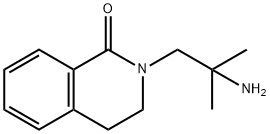 2-(2-amino-2-methylpropyl)-3,4-dihydroisoquinolin-1(2H)-one Struktur