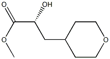 2-Hydroxy-3-(tetrahydro-pyran-4-yl)-propionic acid Methyl ester Struktur