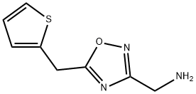 1-[5-(2-thienylmethyl)-1,2,4-oxadiazol-3-yl]methanamine(SALTDATA: 1HCl 0.02(C6H5)3PO) Struktur