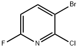 3-Bromo-2-chloro-6-fluoro-pyridine Struktur