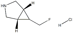 Meso-(1R,5S,6R)-6-(Fluoromethyl)-3-Azabicyclo[3.1.0]Hexane Hydrochloride(WX111219S1) Struktur