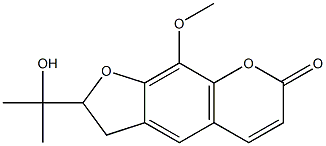 2,3-DIHYDRO-2-(1-HYDROXY-1-METHYLETHYL)-9-METHOXY-DIHYDROP. Struktur