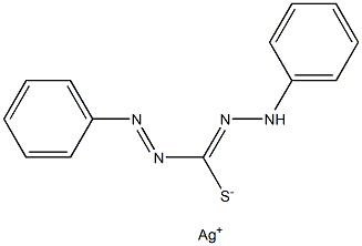 Dithizonesilvercomplex Struktur