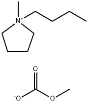 1-Butyl-1-methylpyrrolidinium  methyl  carbonate  solution Struktur