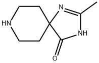 2-methyl-1,3,8-triazaspiro[4.5]dec-1-en-4-one(SALTDATA: 1.95HCl 0.1H2O) Struktur