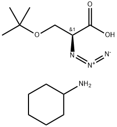 N3-Ser(OtBu)-OH CHA salt Struktur