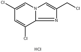 6,8-dichloro-2-(chloromethyl)imidazo[1,2-a]pyridine Struktur