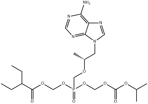 Tenofovir Fumarate Struktur