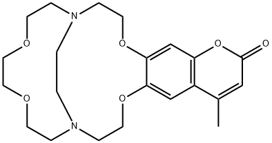 6,7-(4-methyl)coumaro-(2.2.2)cryptand Struktur