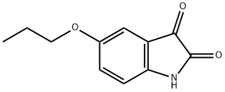 5-propoxyindoline-2,3-dione Struktur