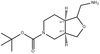 Cis-Tert-Butyl 1-(Aminomethyl)Hexahydrofuro[3,4-C]Pyridine-5(3H)-Carboxylate(WX111174) Struktur