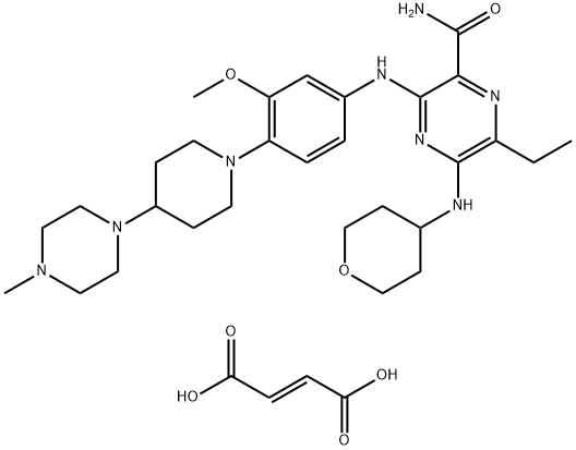 GILTERITINIB FUMARATE 結(jié)構(gòu)式