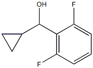 cyclopropyl(2,6-difluorophenyl)methanol Struktur