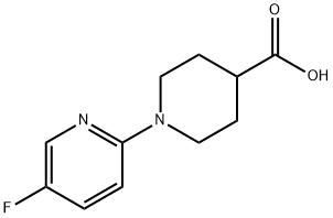 1-(5-FLUORO-2-PYRIDINYL)-4-PIPERIDINECARBOXYLICACID(WX160434) Struktur