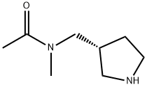 N-Methyl-N-[(3R)-pyrrolidin-3-ylMethyl]acetaMide Struktur