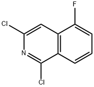 1,3-DICHLORO-5-FLUOROISOQUINOLINE Struktur