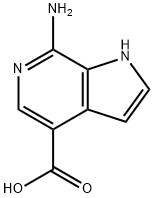 1H-?Pyrrolo[2,?3-?c]?pyridine-?4-?carboxylic acid, 7-?amino- Struktur