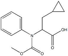 DL-Cbz-cyclopopylalanine Struktur