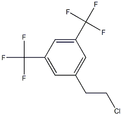 1-(2-chloroethyl)-3,5-bis(trifluoromethyl)benzene Struktur