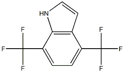 4,7-bis(trifluoromethyl)-1H-indole Struktur