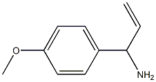 1-(4-methoxyphenyl)prop-2-en-1-amine Struktur