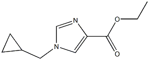 ethyl 1-(cyclopropylmethyl)-1H-imidazole-4-carboxylate Struktur