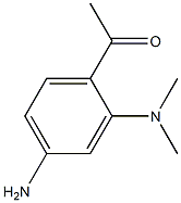 1-(4-Amino-2-dimethylamino-phenyl)-ethanone Struktur