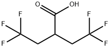 4,4,4-trifluoro-2-(2,2,2-trifluoroethyl)butanoic acid Struktur