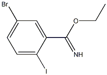 ethyl 5-bromo-2-iodobenzimidate Struktur