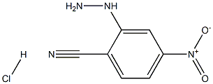 2-hydrazinyl-4-nitrobenzonitrile hydrochloride Struktur