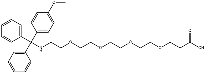 MoTr-NH-PEG4-COOH Struktur