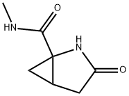 2-Azabicyclo[3.1.0]hexane-1-carboxamide,N-methyl-3-oxo-(9CI) Struktur