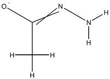 Hydrazyl,  1-acetyl-  (9CI) Struktur