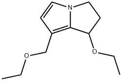 1H-Pyrrolizine,1-ethoxy-7-(ethoxymethyl)-2,3-dihydro-(9CI) Struktur