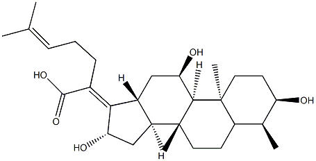 16-O-deacetylfusidic acid Struktur