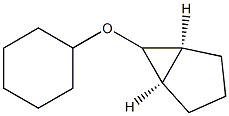 Bicyclo[3.1.0]hexane, 6-(cyclohexyloxy)-, (1-alpha-,5-alpha-,6-ba-)- (9CI) Struktur